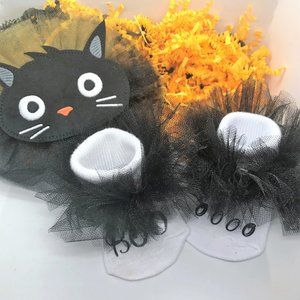 Organic Baby Lion Halloween Onesie & Hair Bow